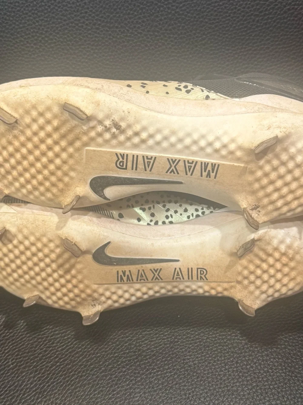 Mike Trout Nike Black & Tan Spotted baseball Cleats